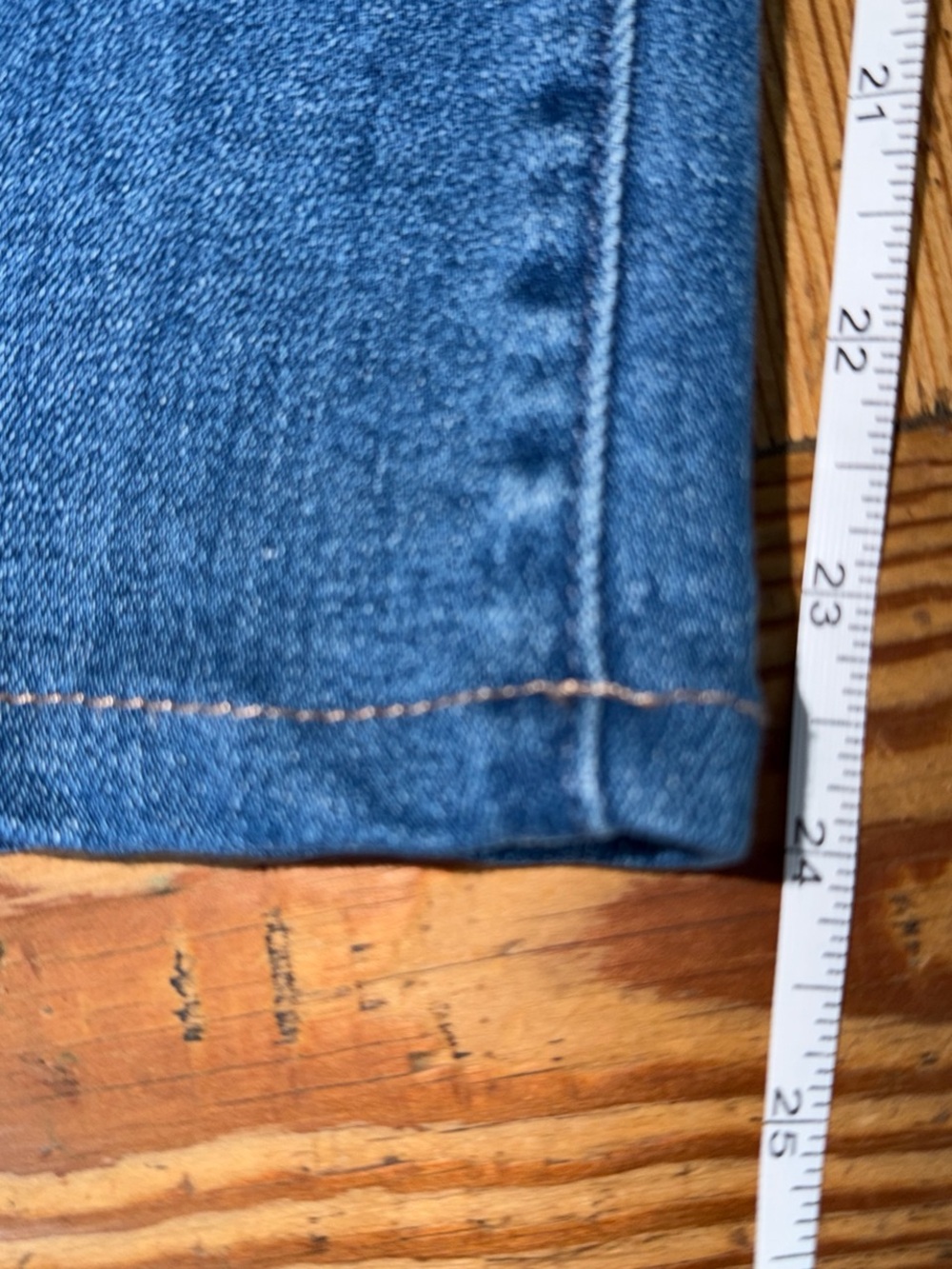 MOTHER The Patch Pocket Insider High Rise Ankle Jeans - Happy Pill -Size 26 - Picture 7 of 8
